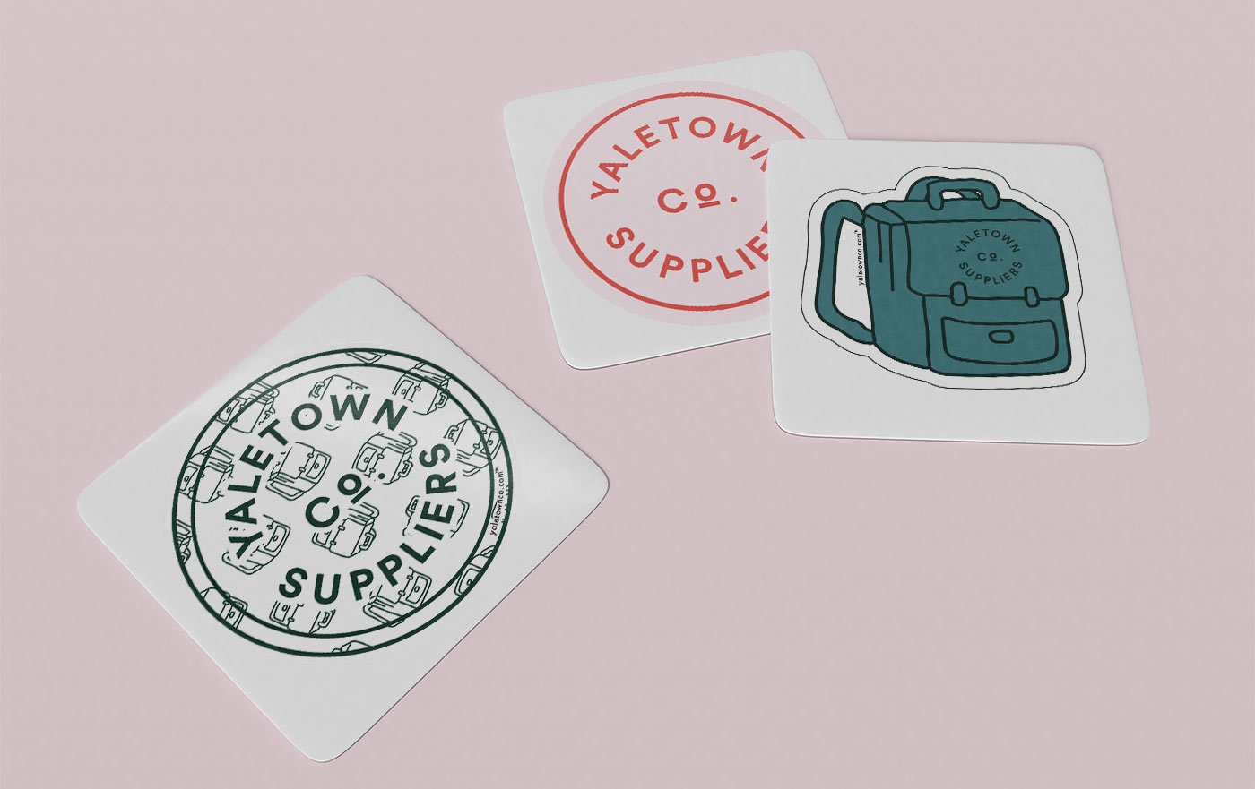 Yaletown Co Suppliers sticker sheet